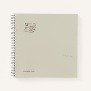 Vintage-Bibliothek Dark Academia-Buchpaket Notizbuch