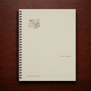 Vintage-Bibliothek Dark Academia-Buchpaket Notizbuch