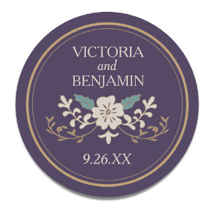 Vintage Bibliothek Runder Aufkleber