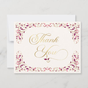 Vintage Bibliotheksbücherei Märchenmesse Dankeskarte