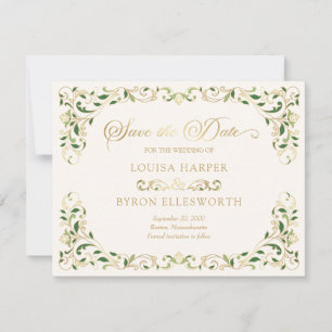 Vintage Bibliotheksbücherei Märchenmesse Save The Date