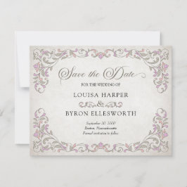 Vintage Bibliotheksbücherei Märchenmesse Save The Date