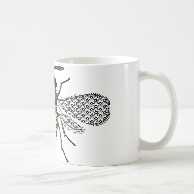 Vintage Biene Kaffeetasse (Rechts)