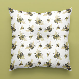 Vintage Biene Kissen