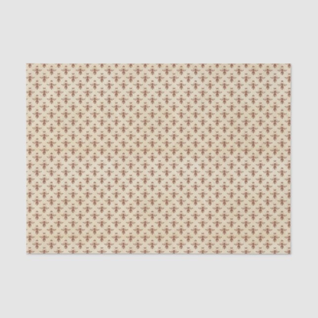 Vintage Biene Seidenpapier (Vorderseite)