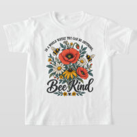 Vintage Biene und wilde Blumen