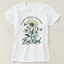 Vintage Biene und wilde Blumen