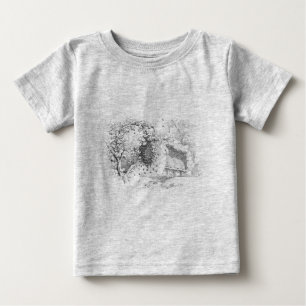 Vintage Bienen-Bienenstöcke Baby T-shirt