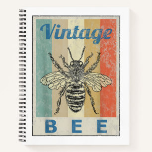 Vintage Bienenkönigin Honey Beekeeper Notizbuch