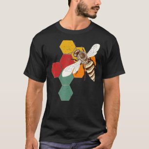 Vintage Bienenkönigin Honey Beekeeper T-Shirt