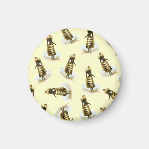 Vintage BienenLadys Magnet