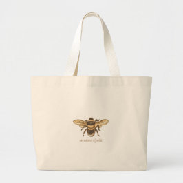Vintage Bienentote-Tasche | Naturetote Bag Jumbo Stoffbeutel