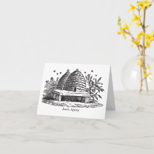 Vintage Bienenvölker Mitteilungskarten