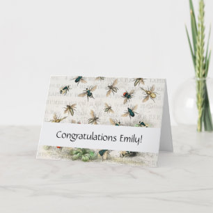 Vintage Bienenvolksköniginnen Karte