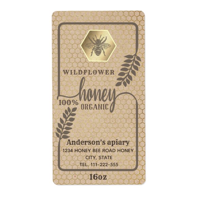 Vintage Bienenwanne (Vorne)