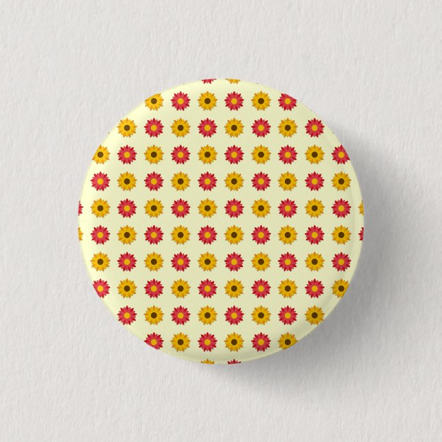 Vintage Bienenwerbung Button (Vorderseite)