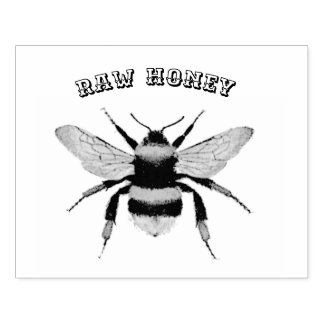 Vintage Bienenzucht Gummistempel
