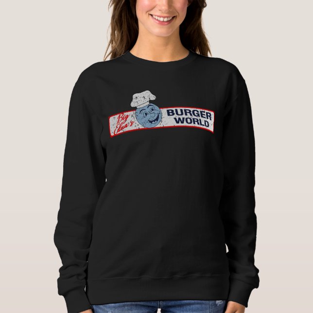 Vintage Big Edna's Burger World Sweatshirt (Vorderseite)
