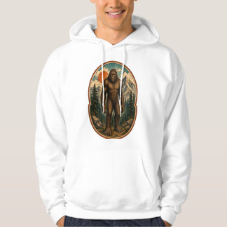 Vintage Bigfoot Bergwächter Aquarell Krypta Hoodie