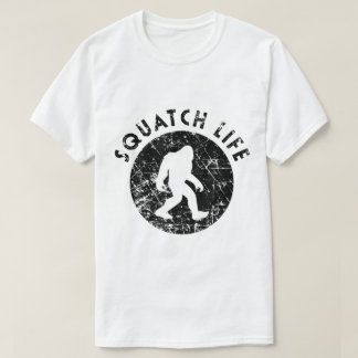 Vintage Bigfoot-Design 'Squatch Life' T-Shirt