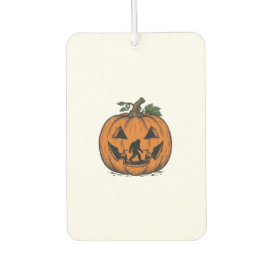 Vintage-Bigfoot-Kürbis-Halloween-Vektordesign_1 Autolufterfrischer