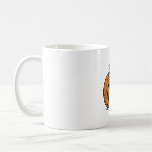 Vintage-Bigfoot-Kürbis-Halloween-Vektordesign_1 Kaffeetasse