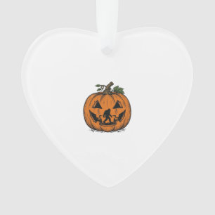 Vintage-Bigfoot-Kürbis-Halloween-Vektordesign_1 Ornament