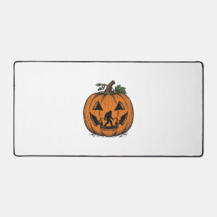 Vintage-Bigfoot-Kürbis-Halloween-Vektordesign_1 Schreibtischunterlage