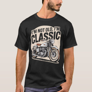 Vintage-Biker: Classic statt alt T-Shirt