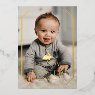 Vintage Bilderkarte für den Lichtrahmen Ostern auf Folien Feiertagskarte