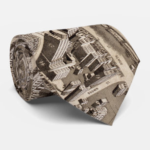 Vintage bildhafte Karte von Lynn MA (1879) Krawatte