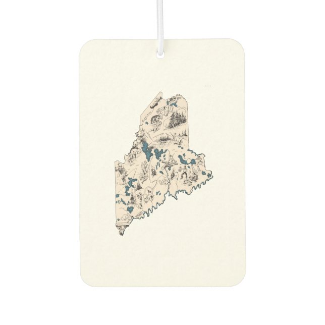 Vintage Bildübersicht beibehalten Autolufterfrischer (Vorderseite)