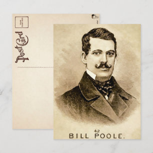 Vintage-Bill-the-Butcher-Postkarte Postkarte