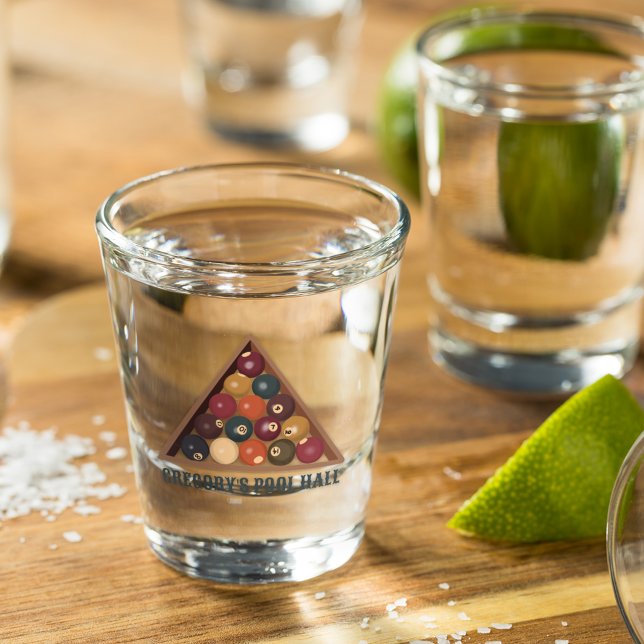 Vintage Billard-Balls - Geeigneter Billardtisch Schnapsglas (Von Creator hochgeladen)