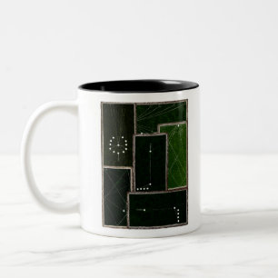 Vintage Billard Tafel Billardtisch Zweifarbige Tasse