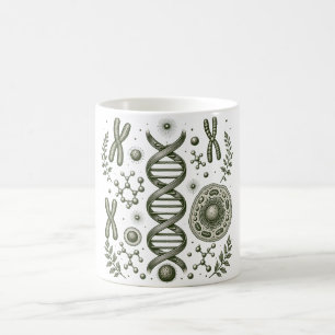 Vintage Biologie-Tasse DNA- & Wissenschaftsgesch Kaffeetasse