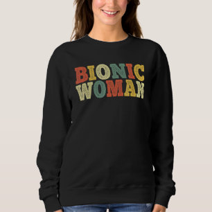 Vintage bionische Angesagte Substitution Angesagte Sweatshirt