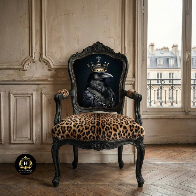 Vintage Bird Gothic Raven King Crown Decoupage Seidenpapier (Von Creator hochgeladen)