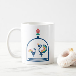 Vintage Bird Mug Kaffeetasse