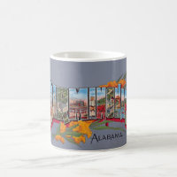 Vintage Birmingham AL Postkarten-Tasse
