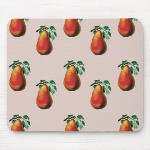 Vintage Birnen Mousepad