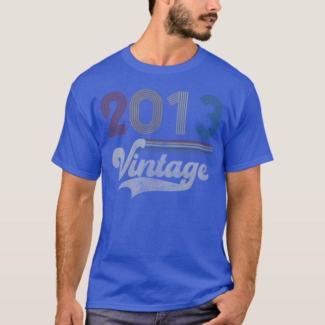 Vintage Birthday 2013 boy T-Shirt (Vorderseite)