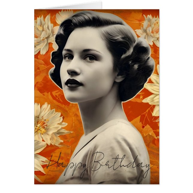 VINTAGE BIRTHDAY CARD (Vorne)