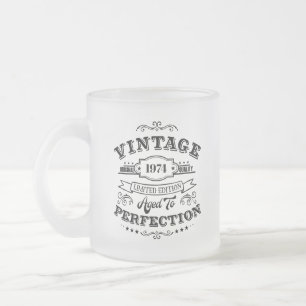 Vintage bis perfekte Mattierte Tasse