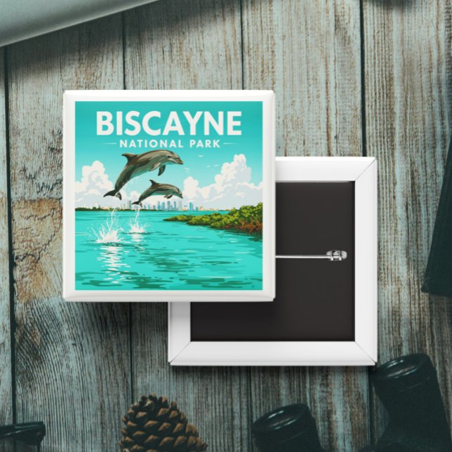 Vintage Biscayne Nationalpark Button (Von Creator hochgeladen)