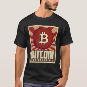 Vintage Bitcoin-Kryptowährung-BTC-Hodl-Grafik T-Shirt