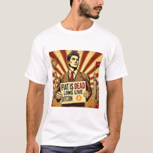 Vintage Bitcoin-Werbung Kryptowährung T-Shirt