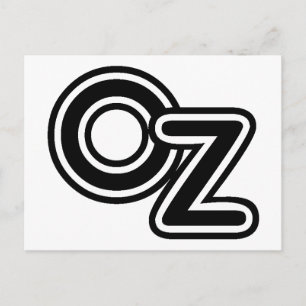 Vintage Black and White Wizard of Oz Fairy Tale Postkarte