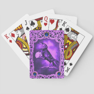 Vintage Black Crow Playing Cards Spielkarten