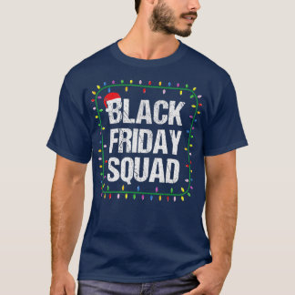 Vintage Black Friday Squad Weihnachtslicht T-Shirt